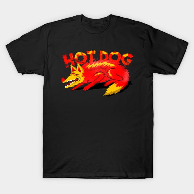 HOT DOG T-Shirt by elrodro